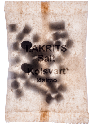 Kolsvart Lakrits  -SALT 120g