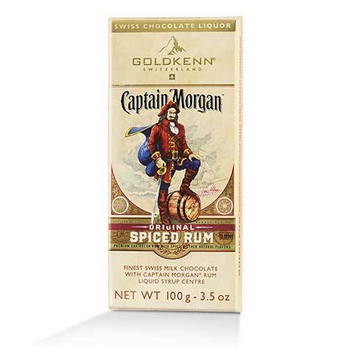 Captain Morgan suklaalevy -Goldkenn 100g