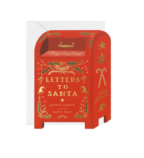 Letters to Santa joulukortti -Rifle Paper Co.