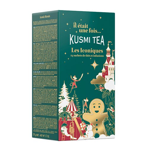 Iconic Blends Gift set -Kusmi Tea förpackning med tepåsar EKOLOGISK