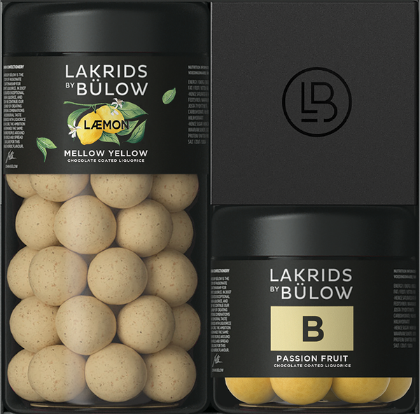 LÆMON BLACK BOX 420g -Lakrids by Bulow  (glutenfri)