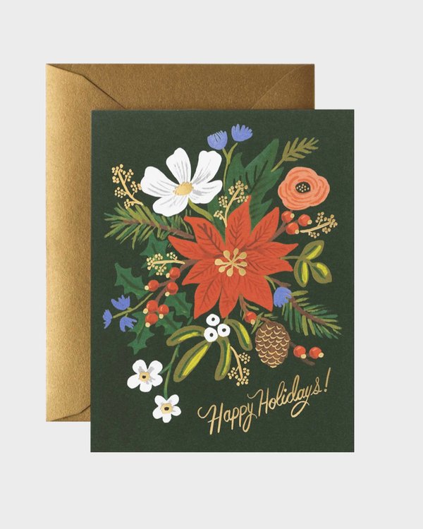 Holiday Bouquet joulukortti -Rifle Paper Co.