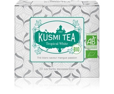 Tropical White tepåsar 20st -Kusmi Tea EKOLOGISK